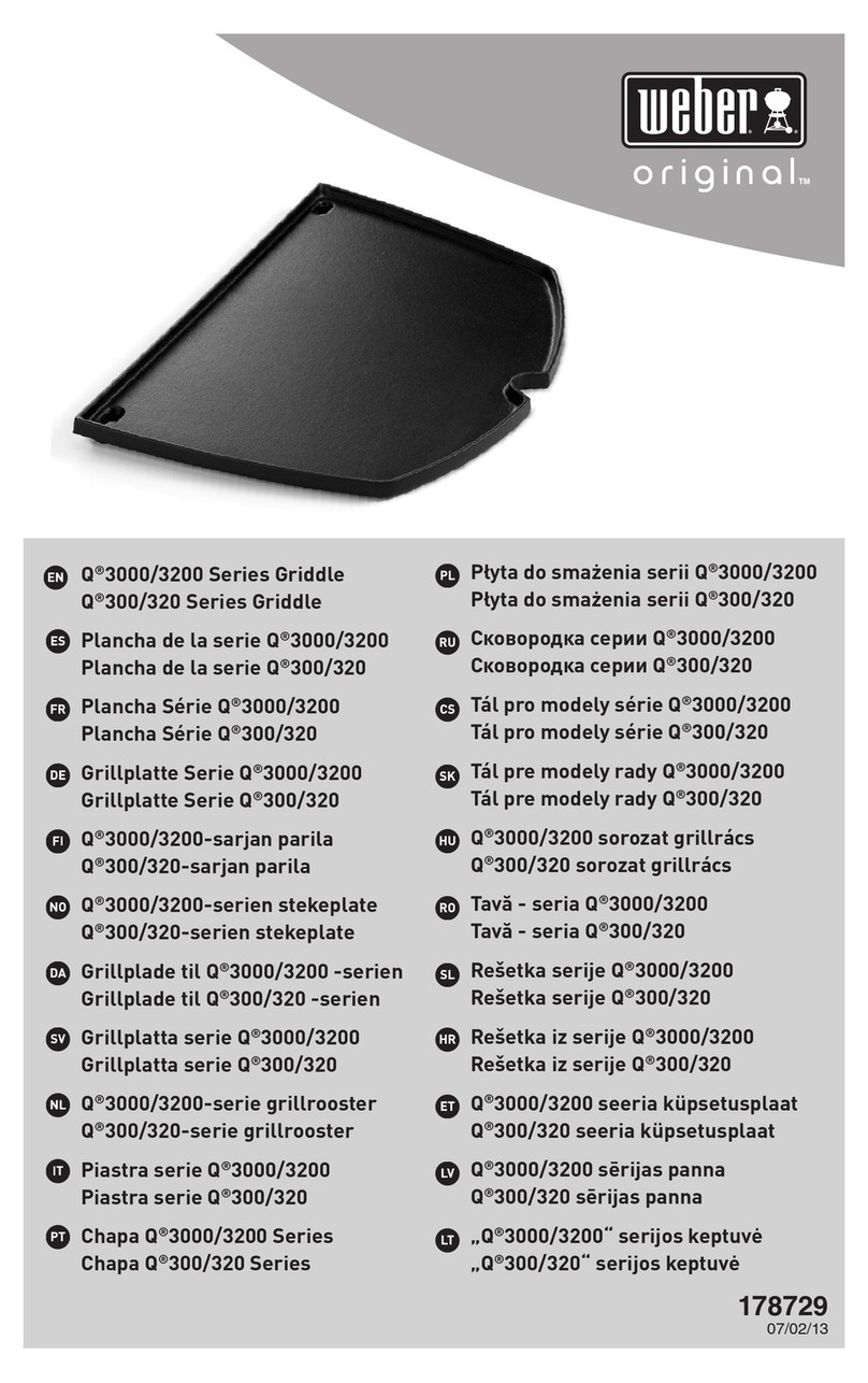 Weber Q 3000 Series User manual
