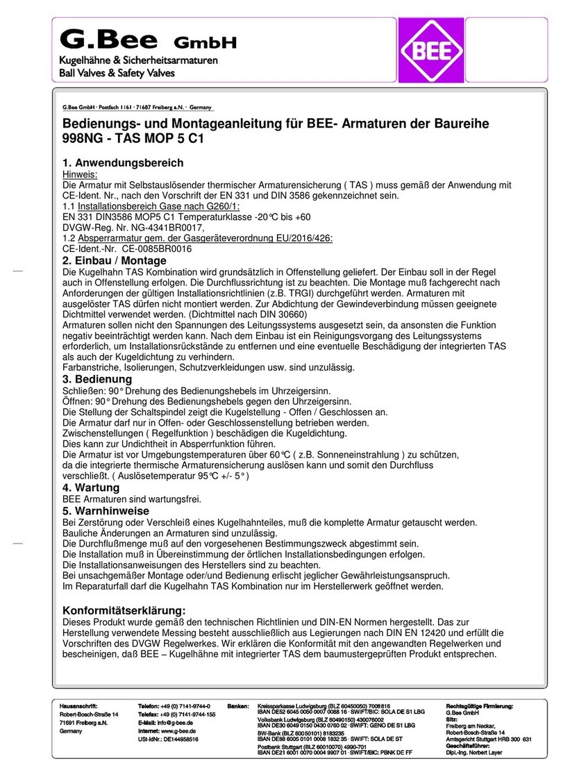 bee 998NG - TAS Operating and assembly instruction