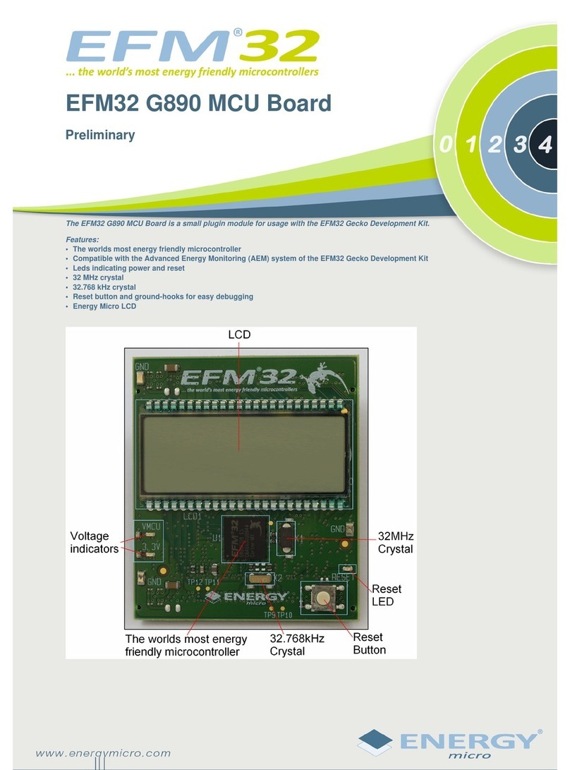 Energy EFM32 G890 manual