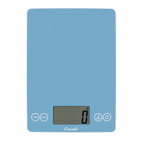 Escali 157 product manual