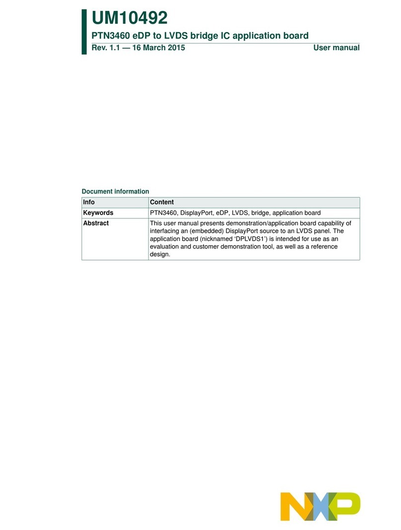NXP Semiconductors PTN3460 User manual