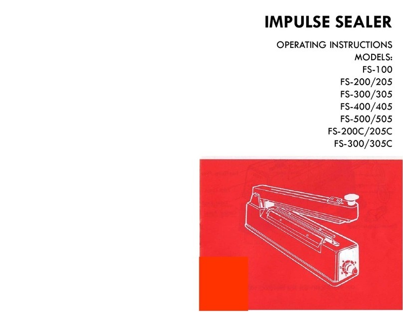 SealerSales FS-205 operating instructions