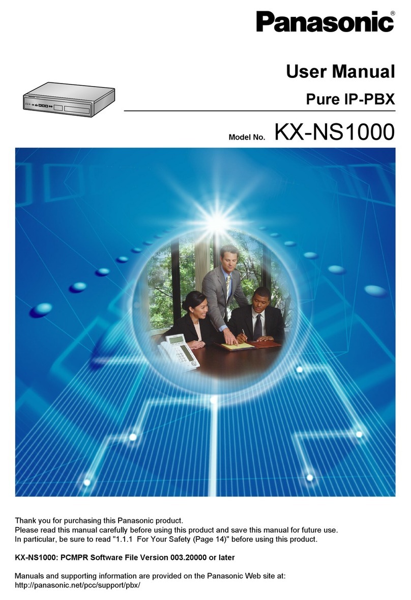 Panasonic KX-NS1000 User manual