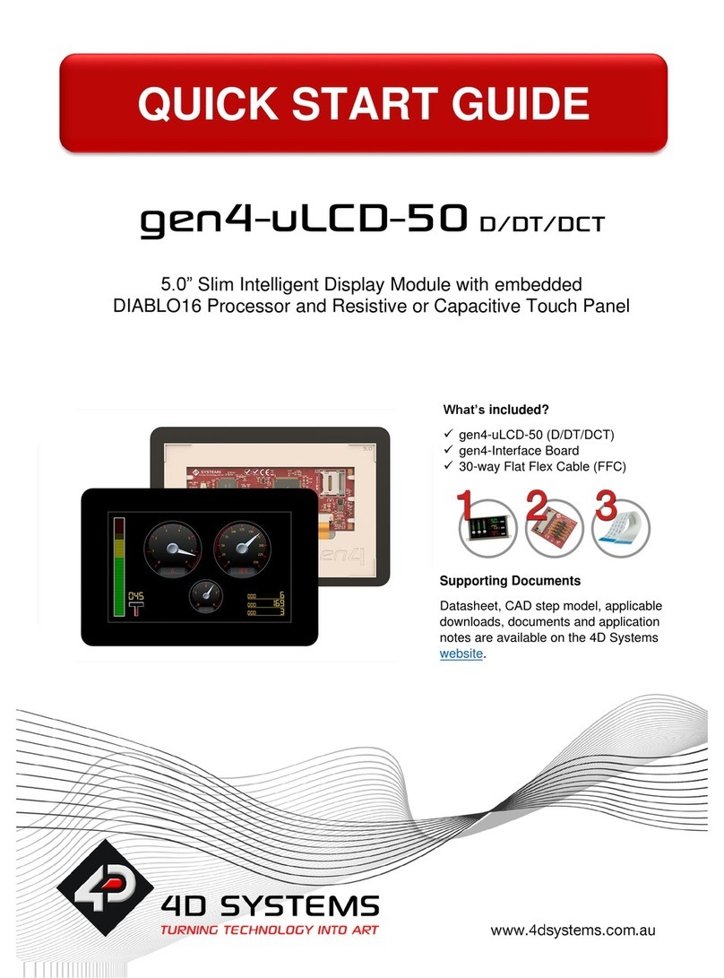 4D systems gen4-uLCD-50 D User manual