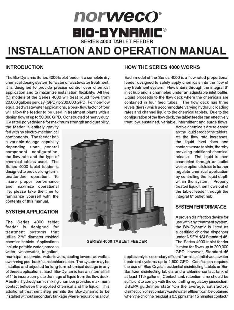 norweco BIO-DYNAMIC 4000 Series Installation and operation manual norweco BIO-DYNAMIC 4000 Series Installation and operation manual