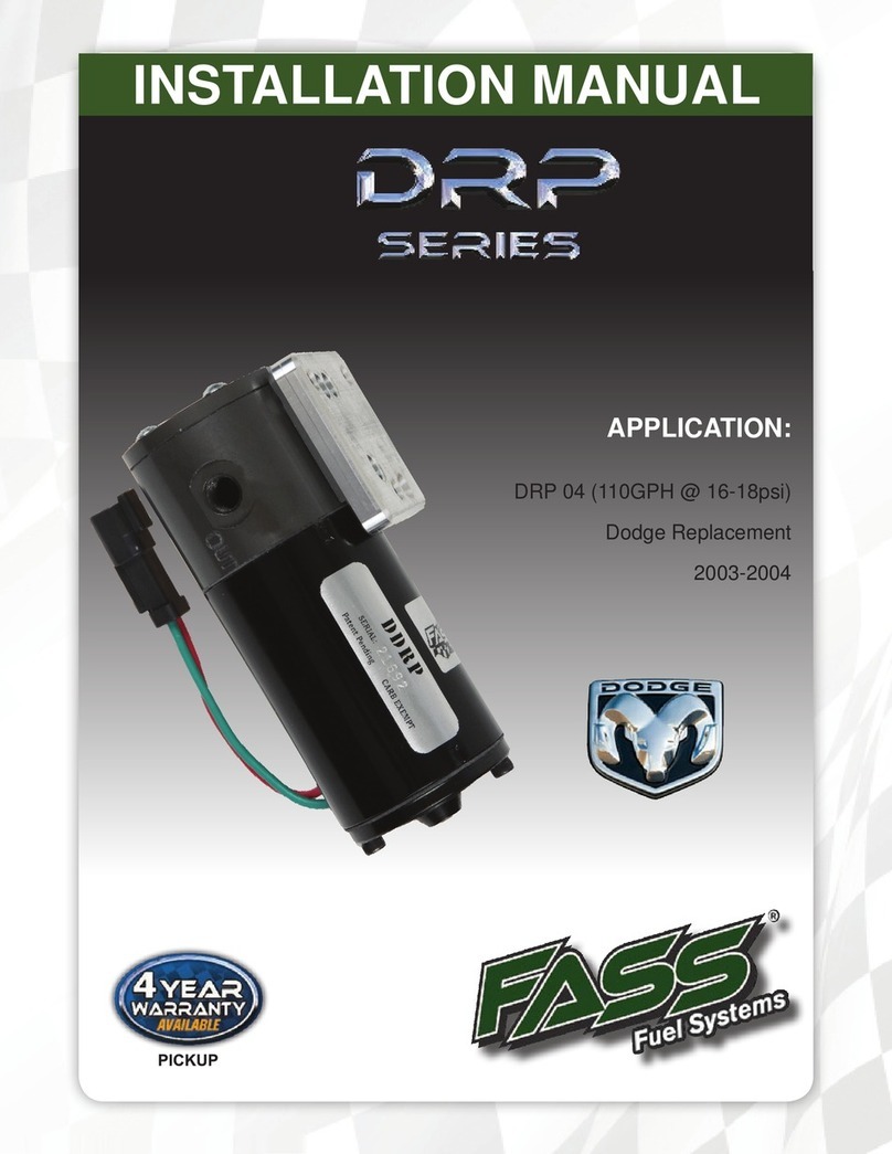 Fass DRP 04 installation manual
