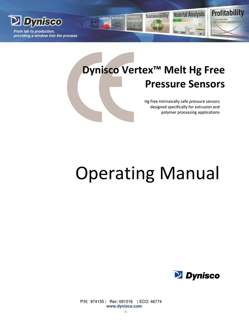 Dynisco Vertex User manual