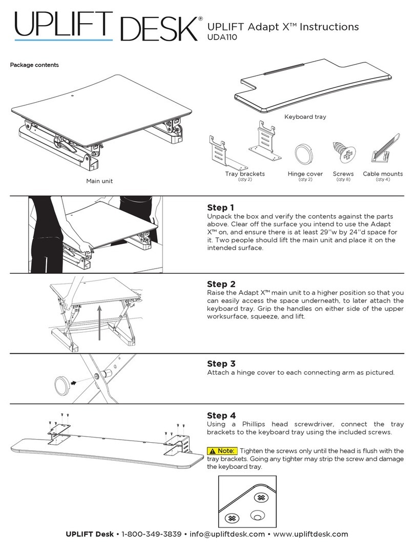 Uplift Desk UDA110 instructions