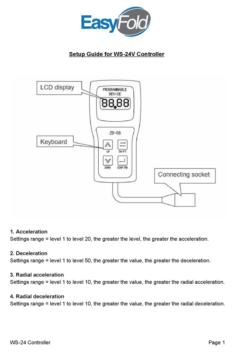 EasyFold WS-24V Setup guide