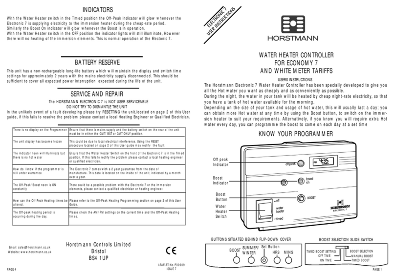 Horstmann CentaurStat 7 User manual Horstmann CentaurStat 7 User manual