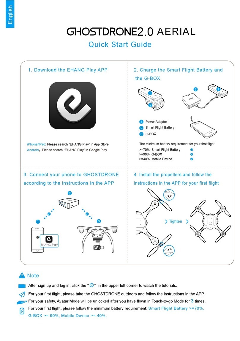 ehang Ghostdrone 2.0 Aerial quick start guide