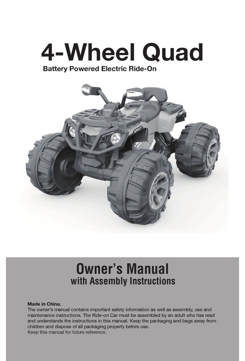 TDC 4-Wheel Quad Owner's manual with assembly instructions