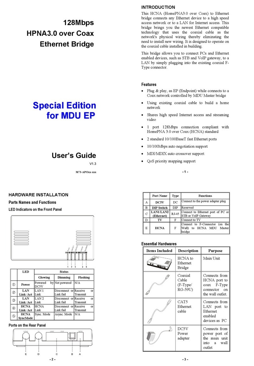XtendLan XL-HBW128C user guide