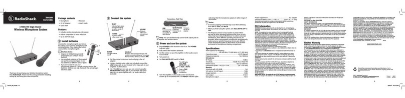 Radio Shack 3201258 user guide