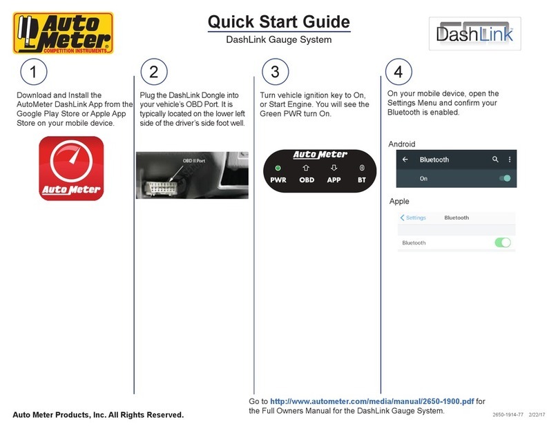 AutoMeter DashLink quick start guide