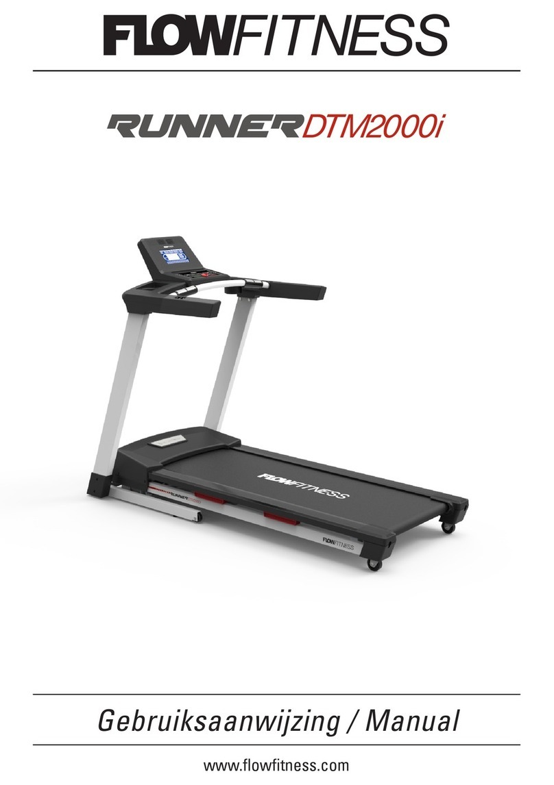 Flow Fitness Runner DTM2000i User manual