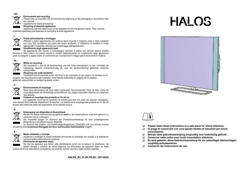 Radialight HALOS User manual