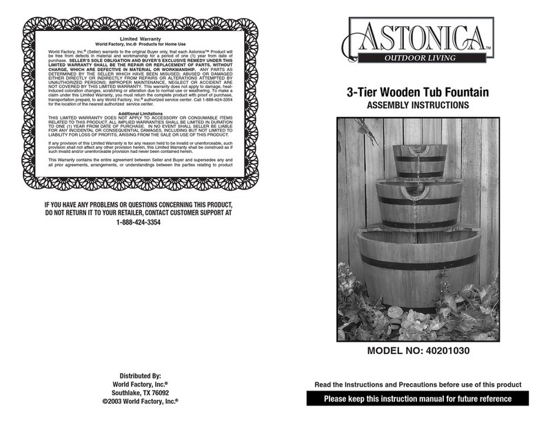 Astonica 40201030 Assembly instruction Astonica 40201030 Assembly instruction