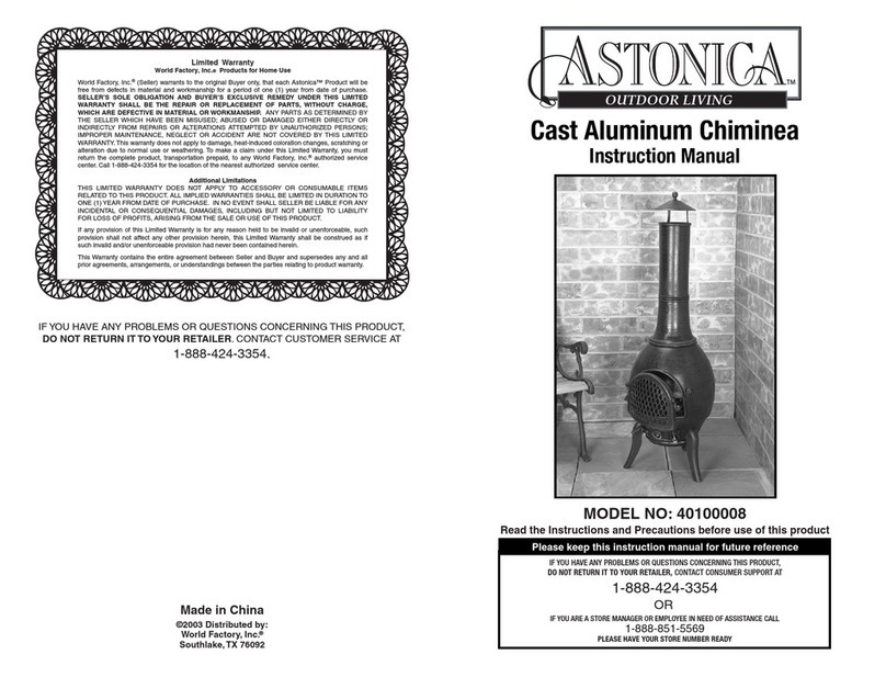 Astonica 40100008 instruction manual