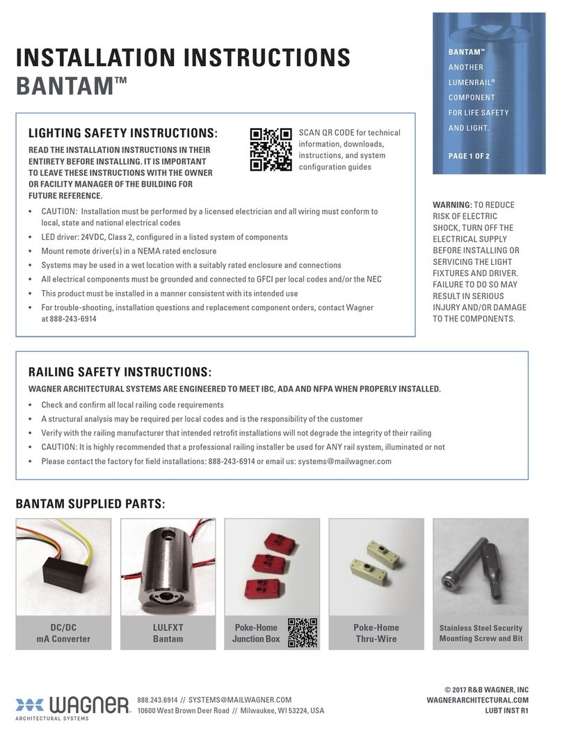 WAGNER Bantam installation instructions