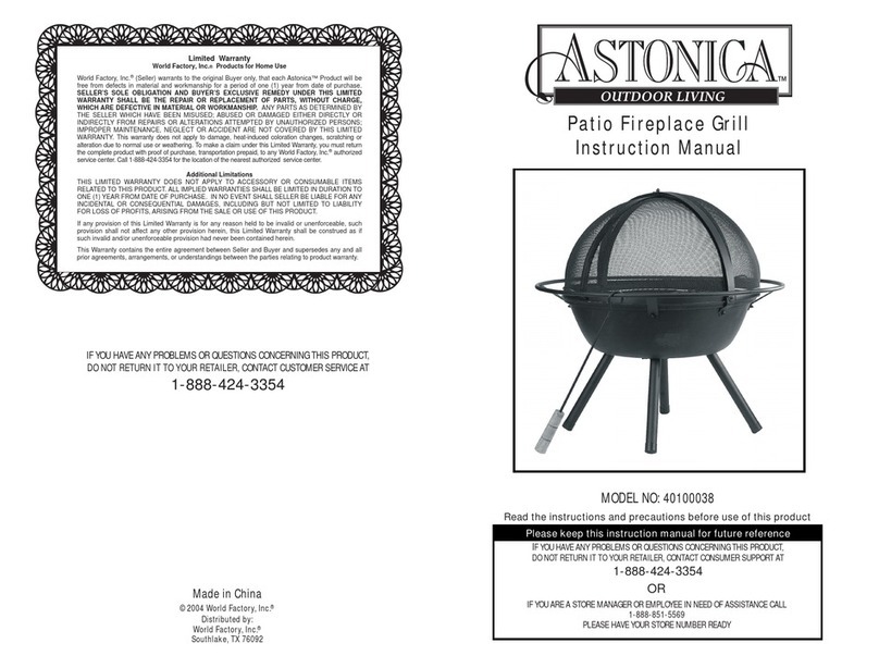 Astonica 40100038 instruction manual