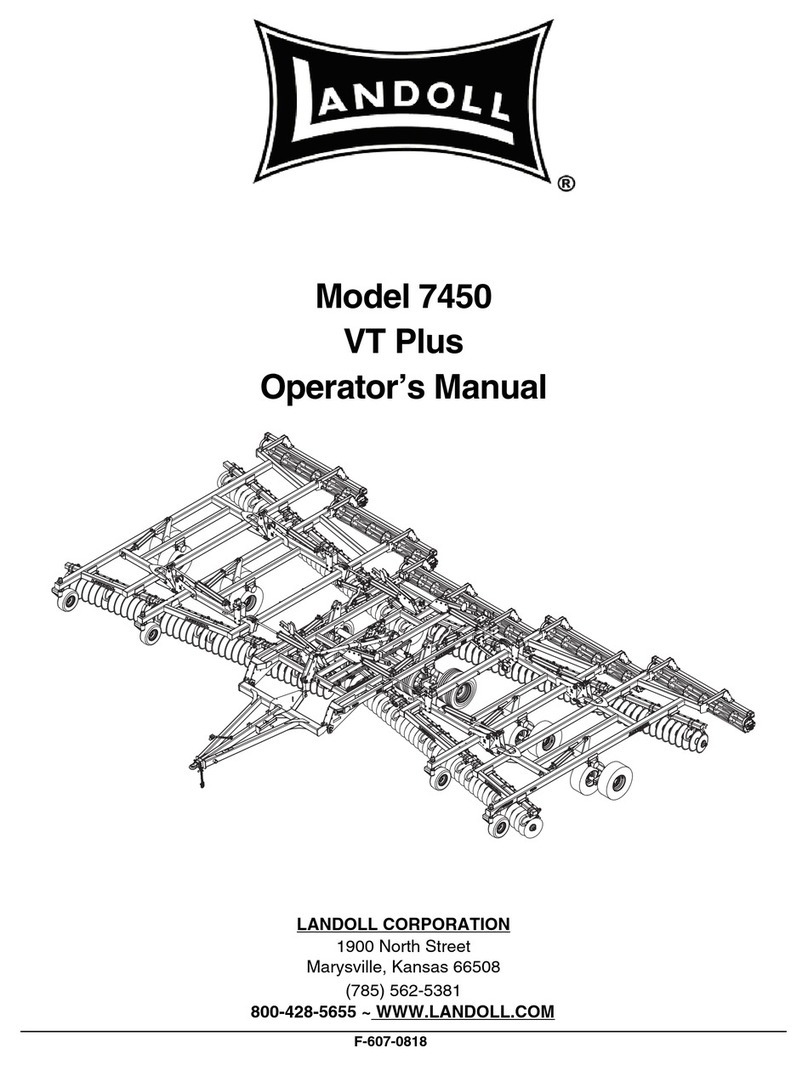 Landoll 7450 VT Plus Operator's manual