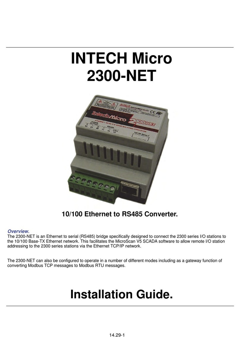Intech Micro 2300-NET installation guide