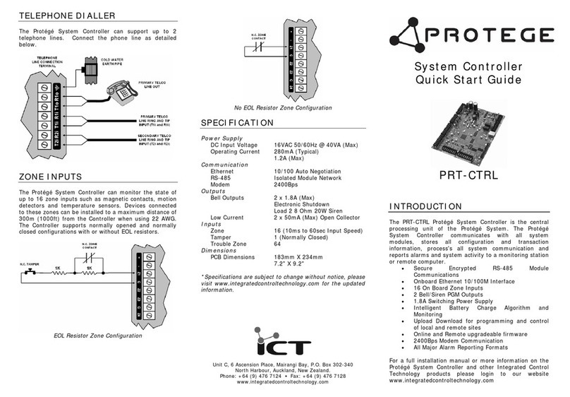 Protege PRT-CTRL User manual
