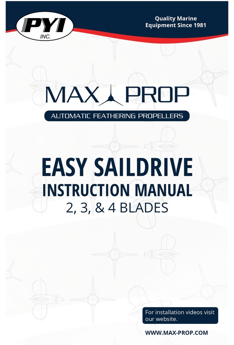 PYI Max-Prop EASY 2 Blade instruction manual