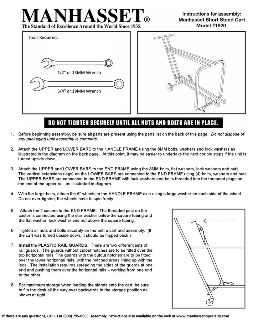 Manhasset 1920 Instructions for assembly Manhasset 1920 Instructions for assembly