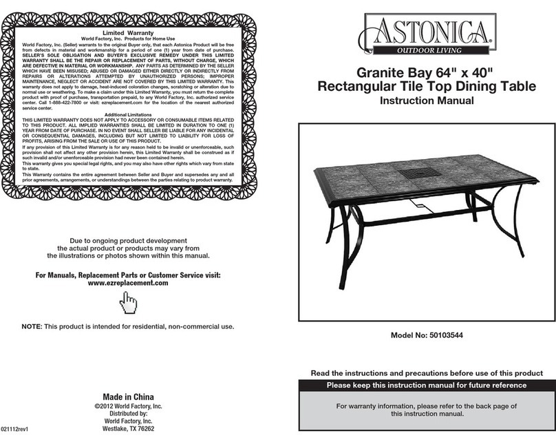 Astonica 50103544 User manual Astonica 50103544 User manual