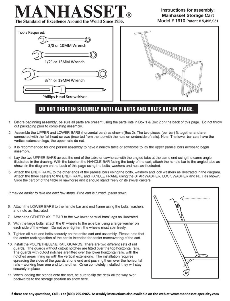 Manhasset 1910 Assembly instructions