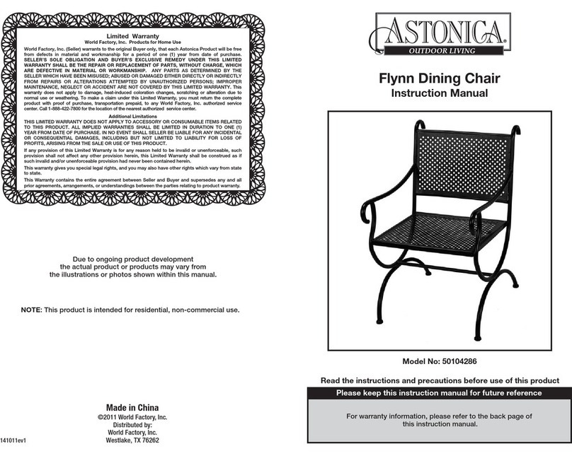 Astonica 50104286 instruction manual