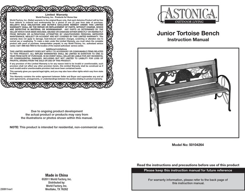 Astonica 50104264 instruction manual
