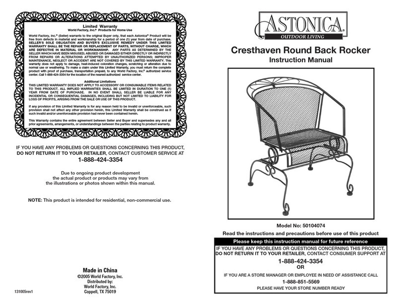 Astonica 50104074 instruction manual Astonica 50104074 instruction manual