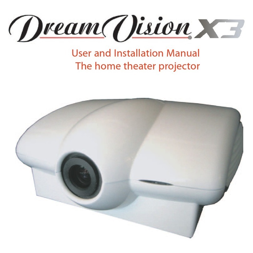 Dream Vision X3 User and installation manual