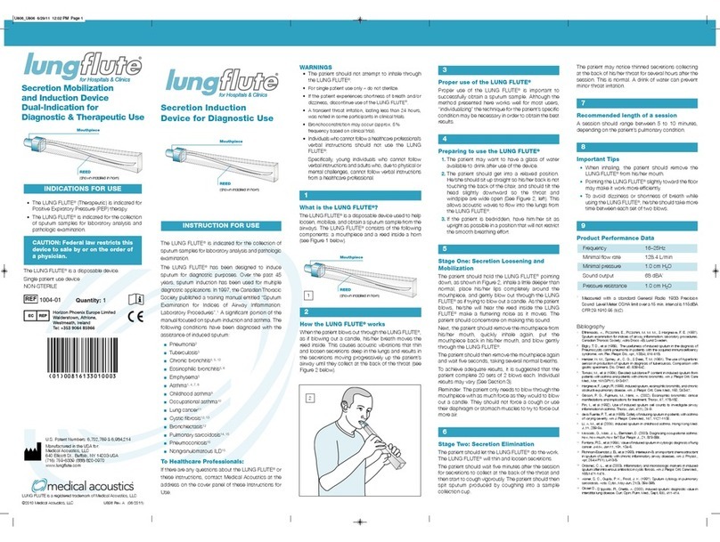 Medical Acoustics Lung Flute Instructions for use
