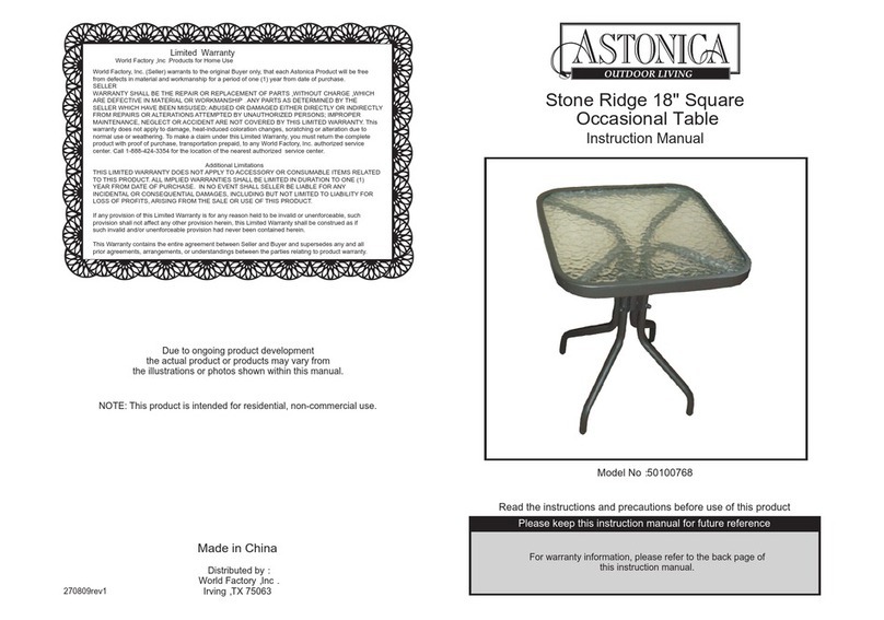 Astonica 50100768 User manual Astonica 50100768 User manual