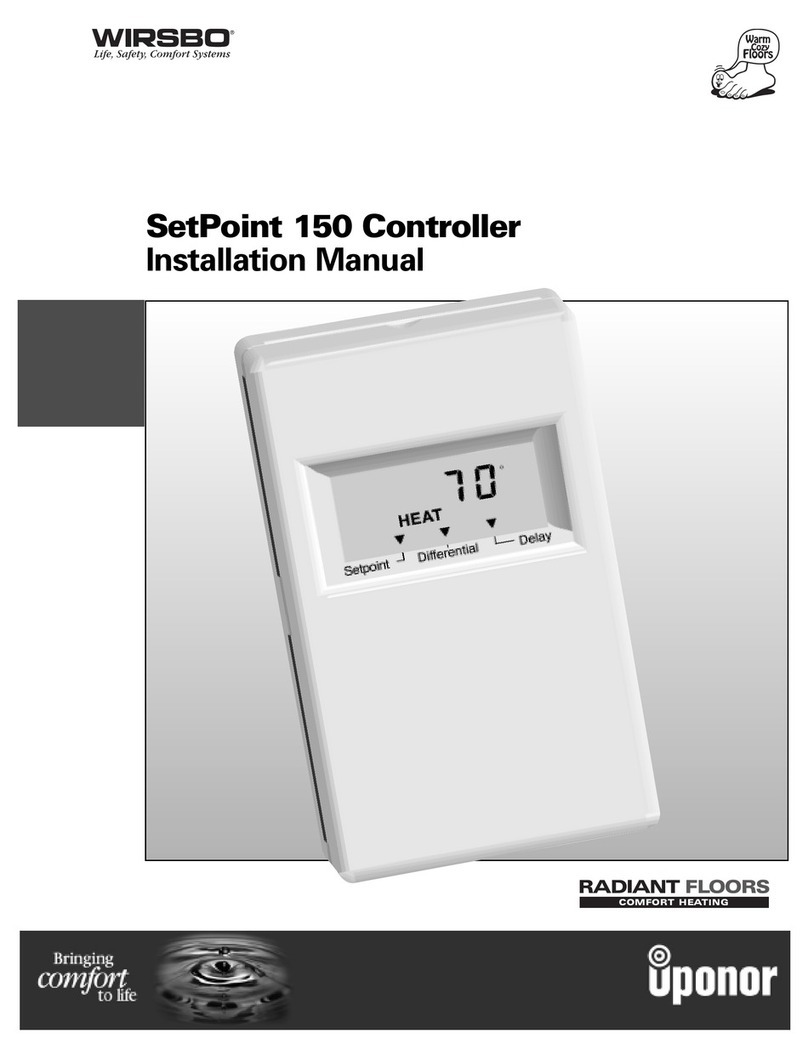 wirsbo SetPoint 150 installation manual