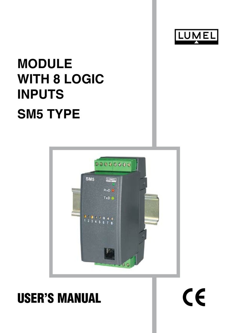 Lumel SM5 user manual