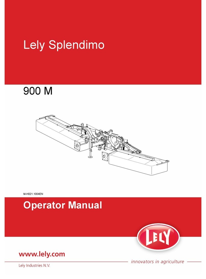 LELY Splendimo 320 M Operator's manual