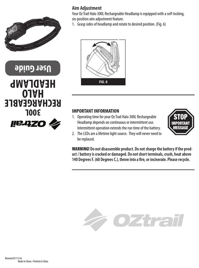 OZtrail 300L user guide