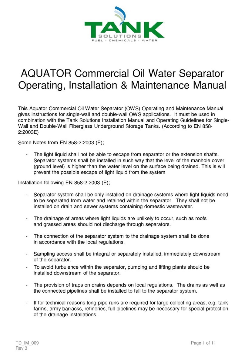 Tank Aquator User manual