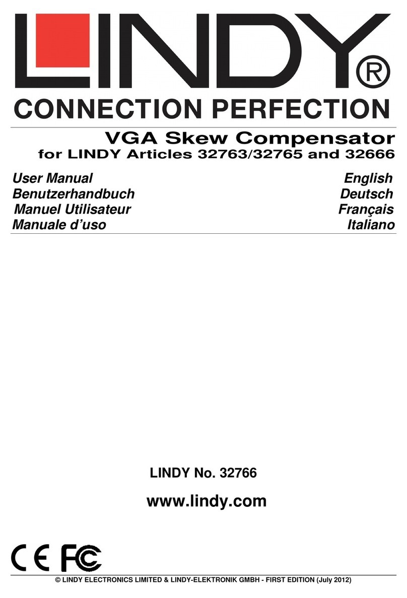 Lindy 32766 User manual