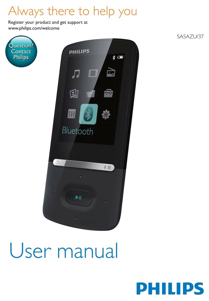 Philips SA5AZU/37 User manual