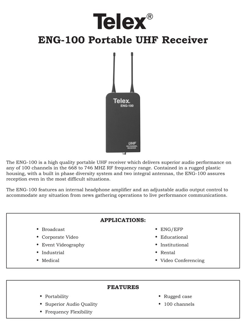 Telex ENG-100 manual