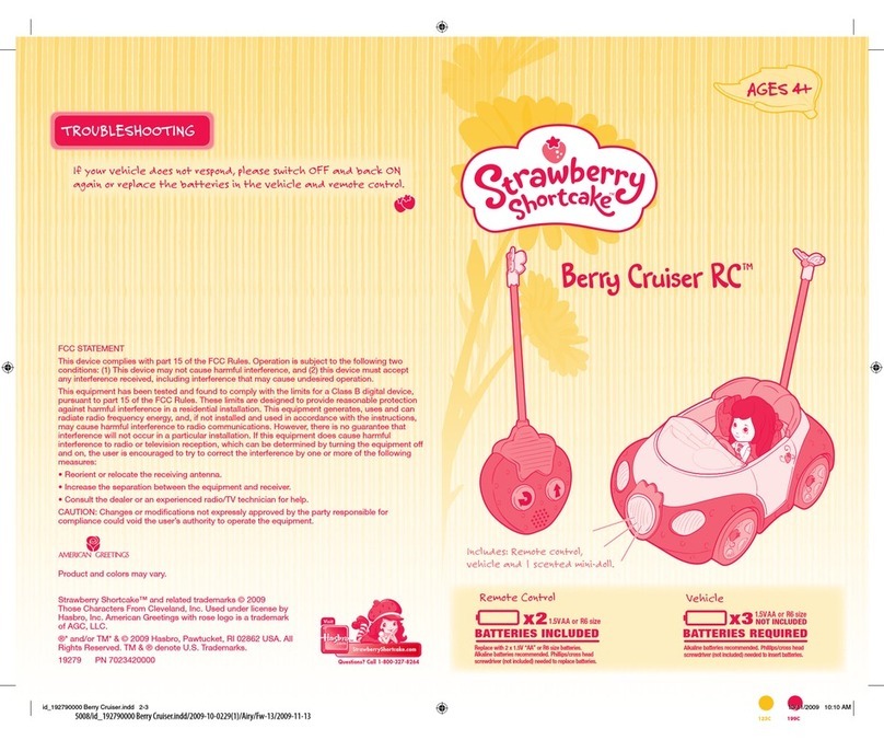 Strawberry Shortcake Berry Cruiser RC manual