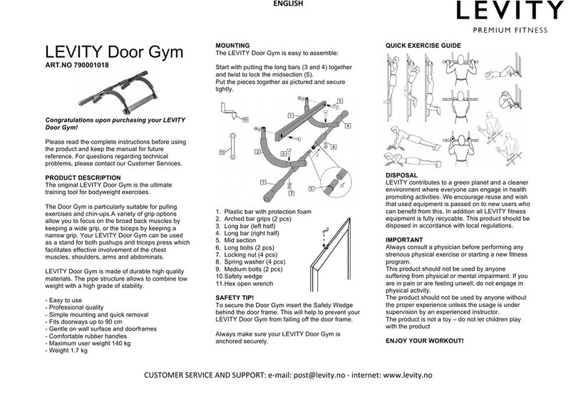 Levity 790001018 user manual