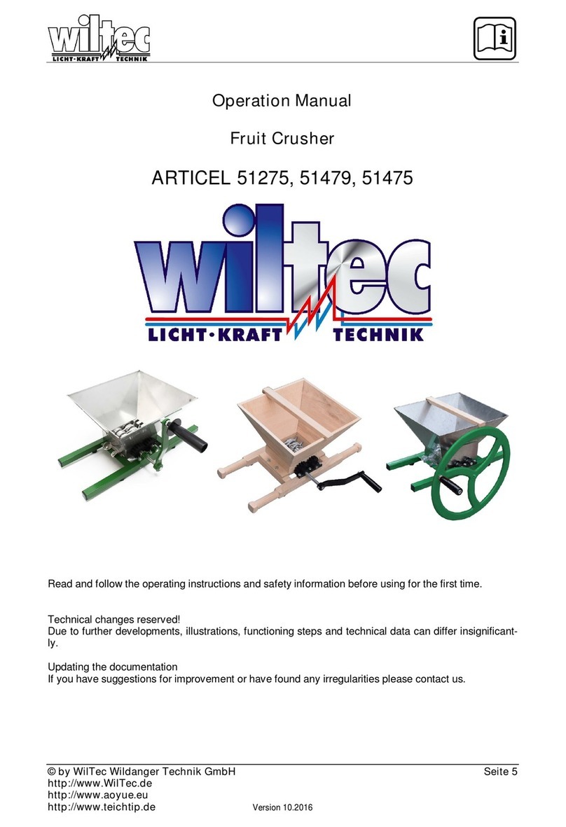 WilTec 51275 User manual