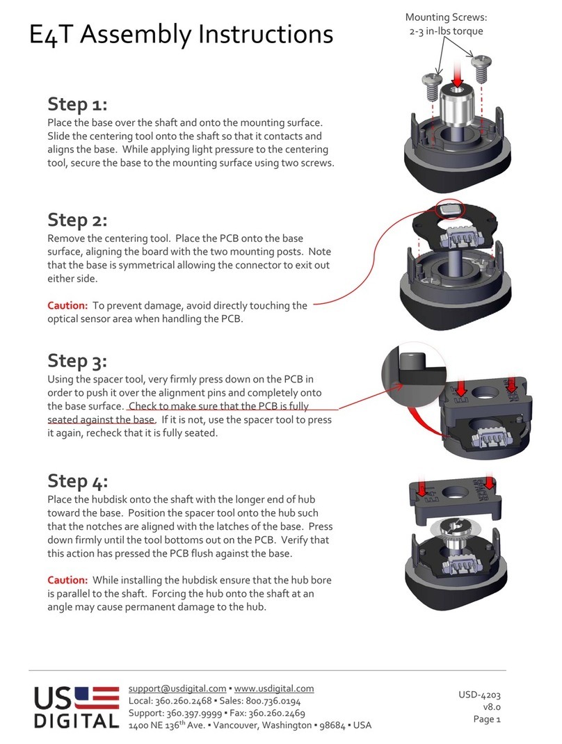 US Digital E4T Assembly instructions